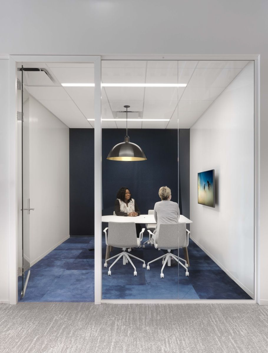Financial Services in a contemporary, sunlit workplace